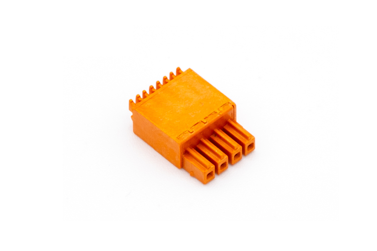 Push-in-Steckklemme orange 4-polig