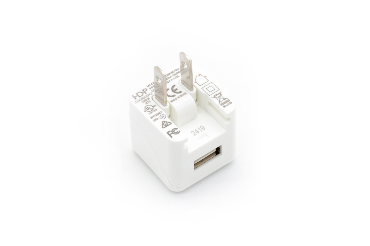 USB-Netzteil inkl. Kabel Weiß