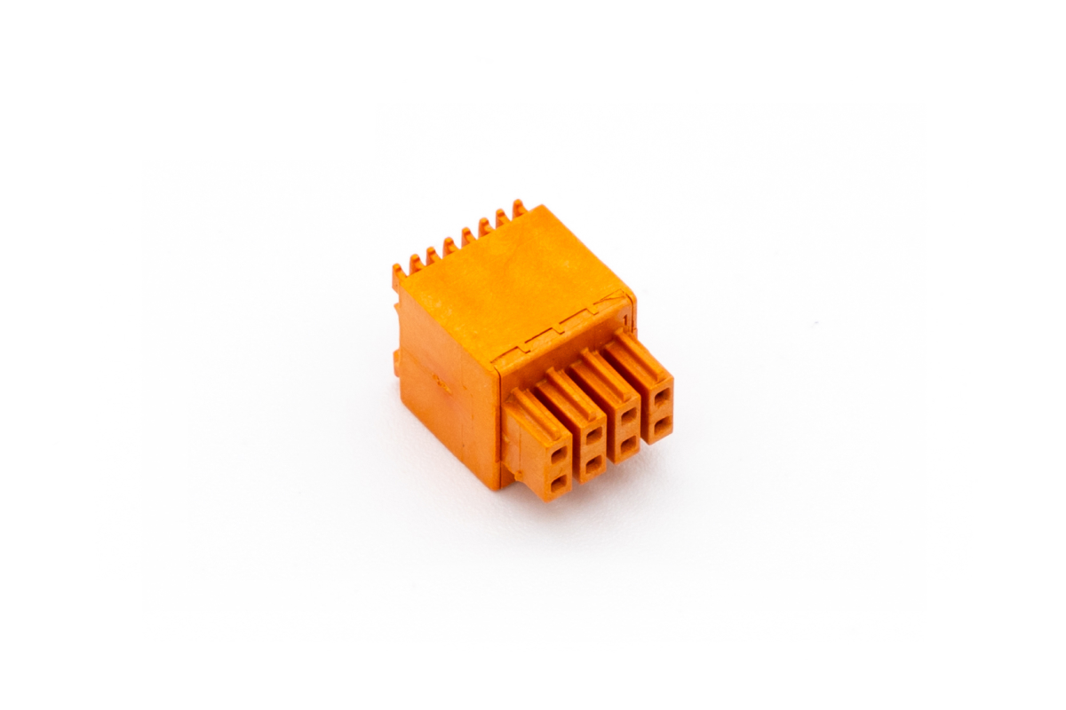 Push-in-Steckklemme Orange 8-polig