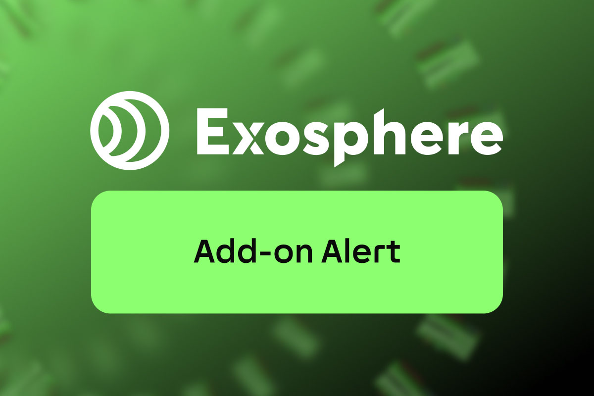 Exosphere Add-On Alert (1000 SMS)