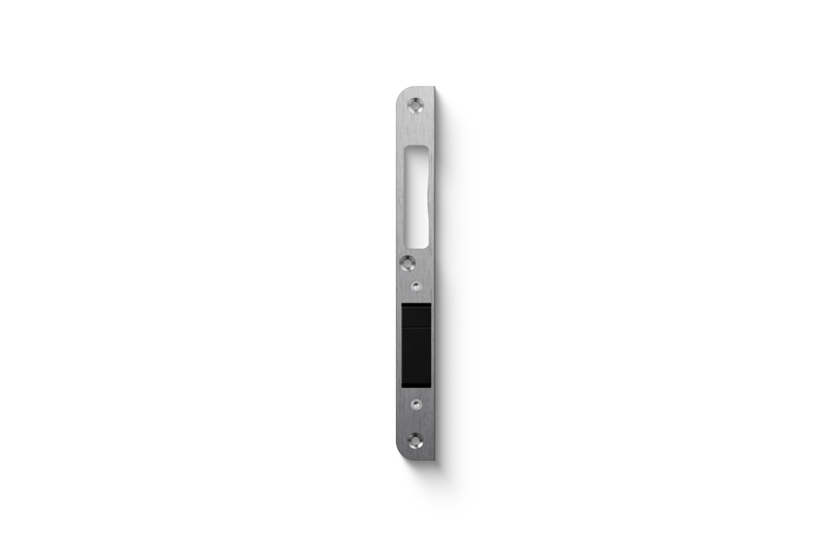 Flaches Schließblech links 190x20x3mm für Door Lock Air induktiv