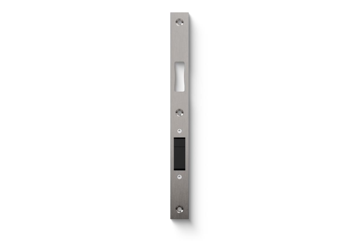 Flaches Schließblech Rohrrahmen 270x24x3mm für Door Lock Air induktiv