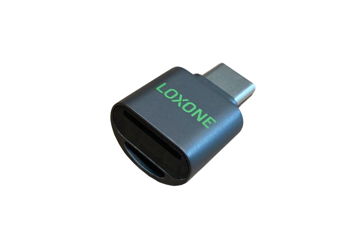 LOXONE USB-C Micro-SD-Kartenadapter