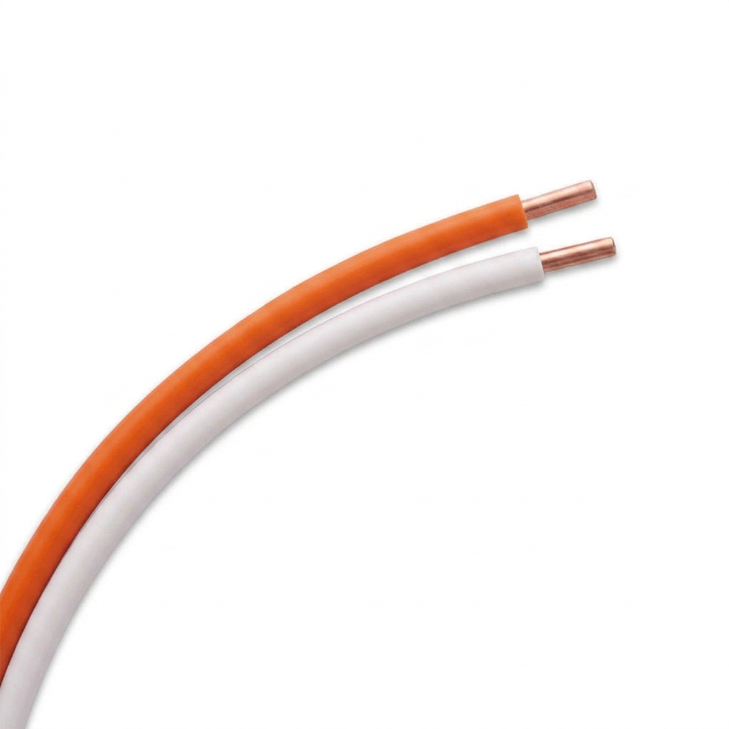 Kabel-Set orange & weiß je 100lfm, WW, H07V-K (Yf), 1,5mm²
