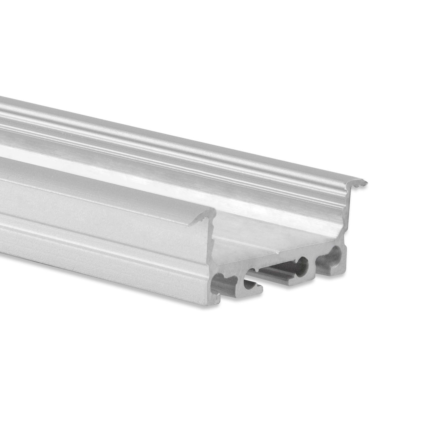 PN5 LED EINBAU-Profil 200 cm, flach, LED Stripes max. 20 mm