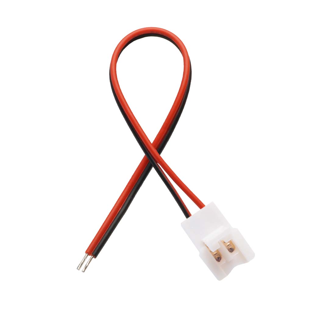 LED Verbinder, 2-polig, 8mm, LED-Anschlusskabel