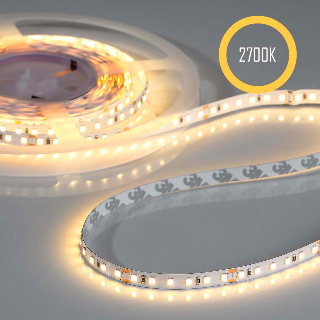 LED-Streifen 24V, 2700K, 9.6W, CRI90, 120LED, IP20, 8mm
