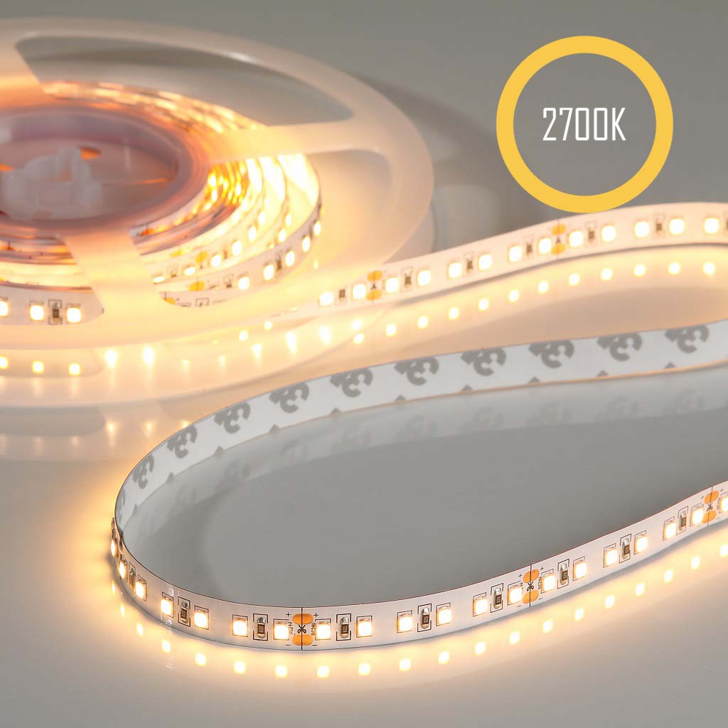 LED-Streifen 24V, 2700K, 14.4W, CRI90, 120LED, IP20, 10mm