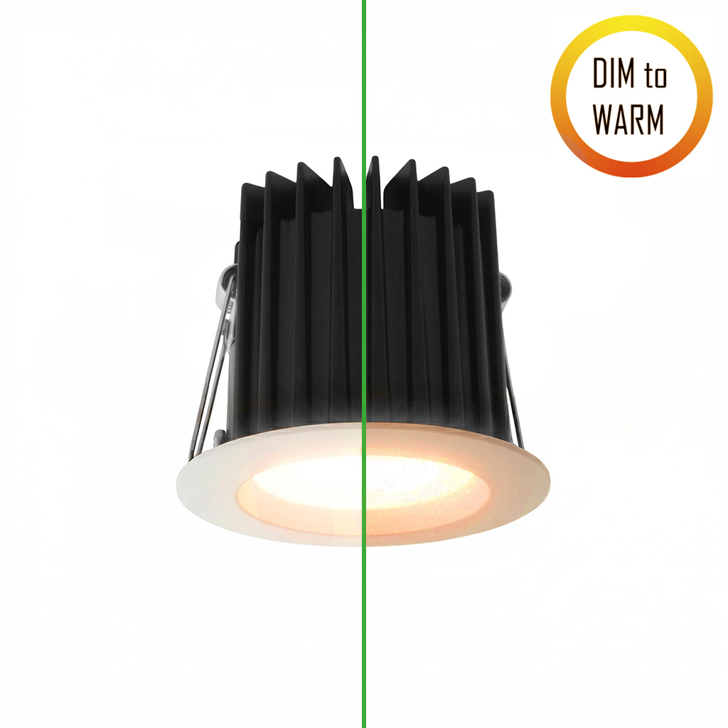 LED-Spot 24V, 10W, Dim to Warm, CRI90 Weiß