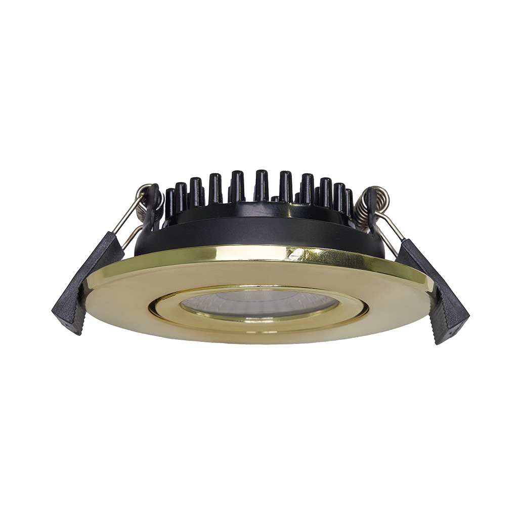 LED-Swing Spot 24V, 5W, Dim to Warm, 3000K-2200K, CRI90 gold