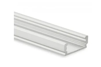 LED AUFBAU-Profil PL1 200 cm, flach, LED Stripes max. 12 mm