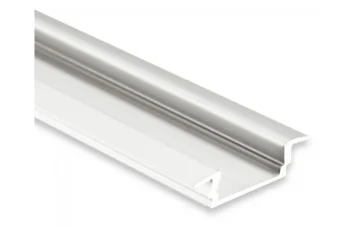 LED EINBAU-Profil PL8 200 cm, flach Flügel, LED Stripes max. 12 mm